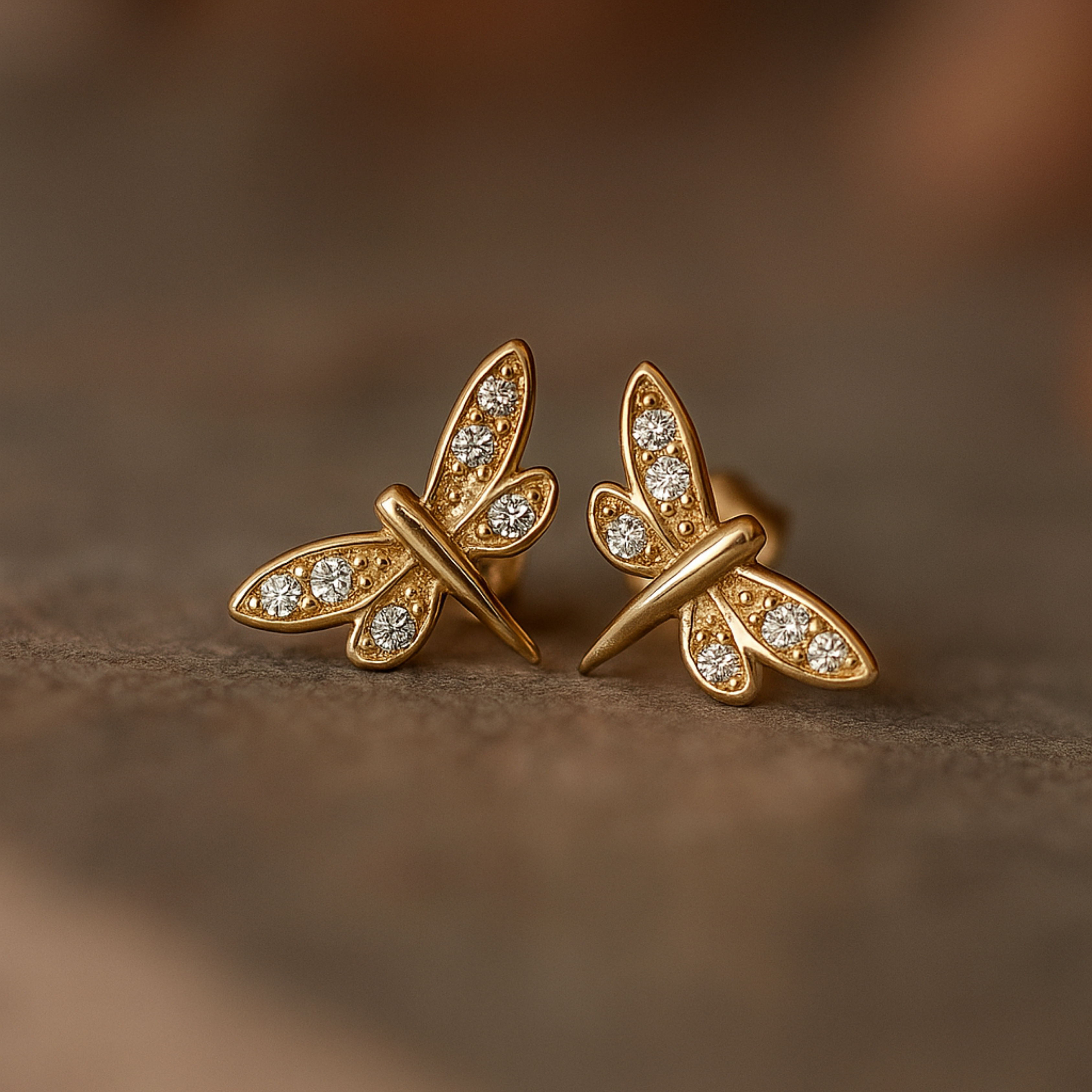 Aretes Libélula