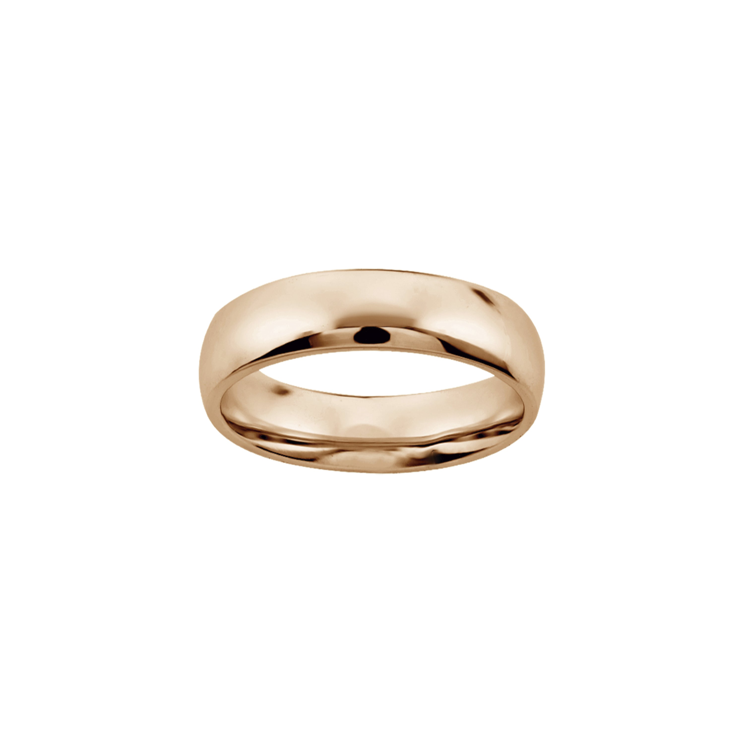 Argolla Oro Rosa 10k 5mm